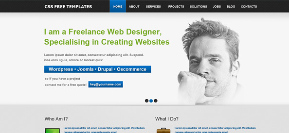 Free Small Business Website Template