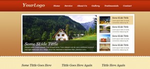 Free Website CSS Template with nice jQuery Slider Carousel