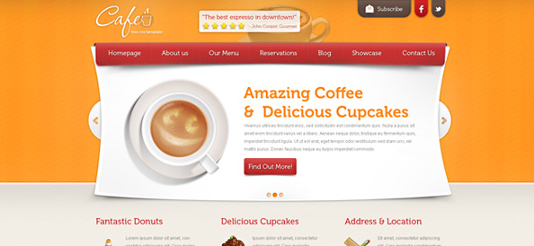 Restaurant Template – Cafe